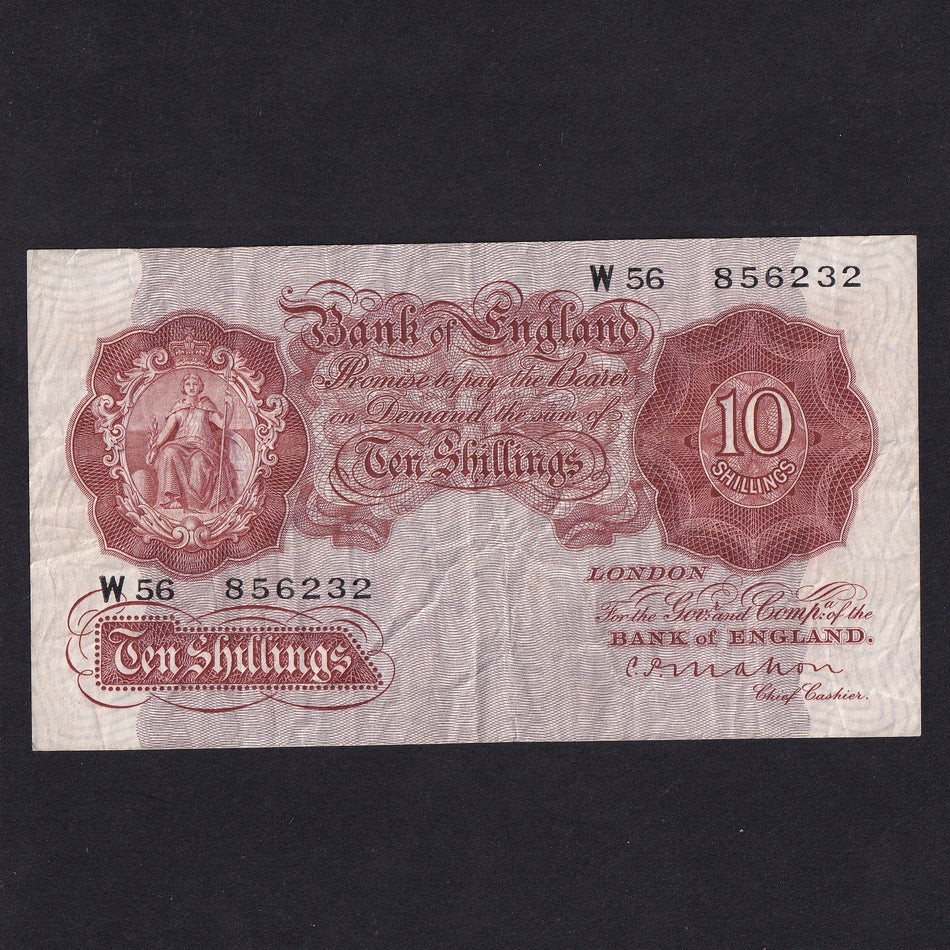 Bank of England (B210) Mahon, 10 Shillings, W56 856232, Fine