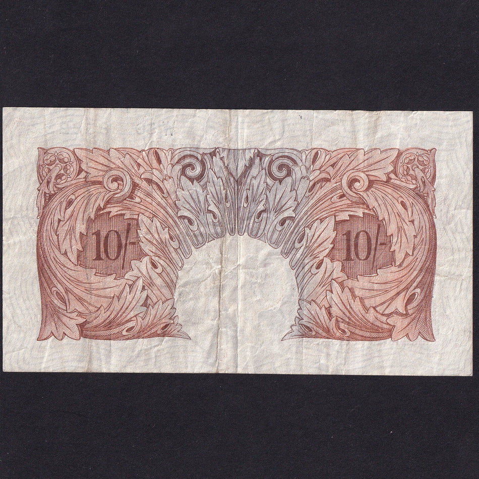 Bank of England (B210) Mahon, 10 Shillings, W56 856232, Fine