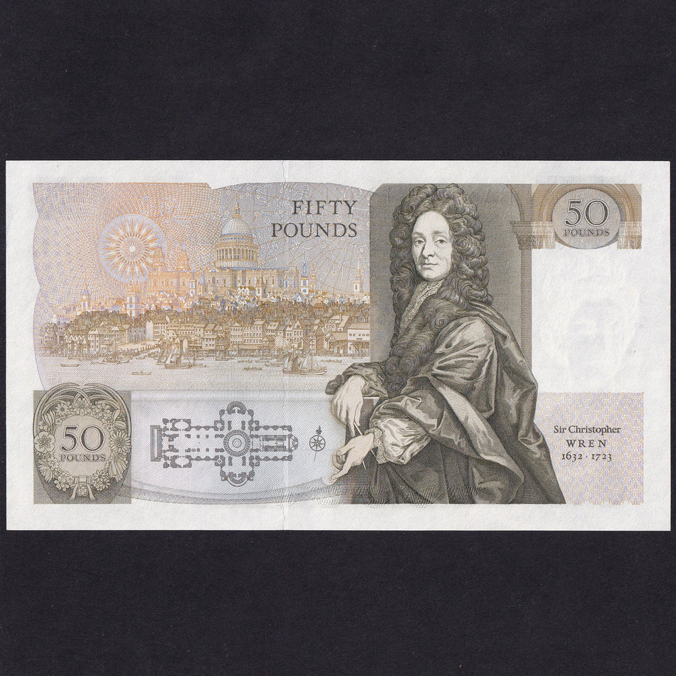 Bank of England (B352) Somerset, £50, A01 000148, first million, UNC