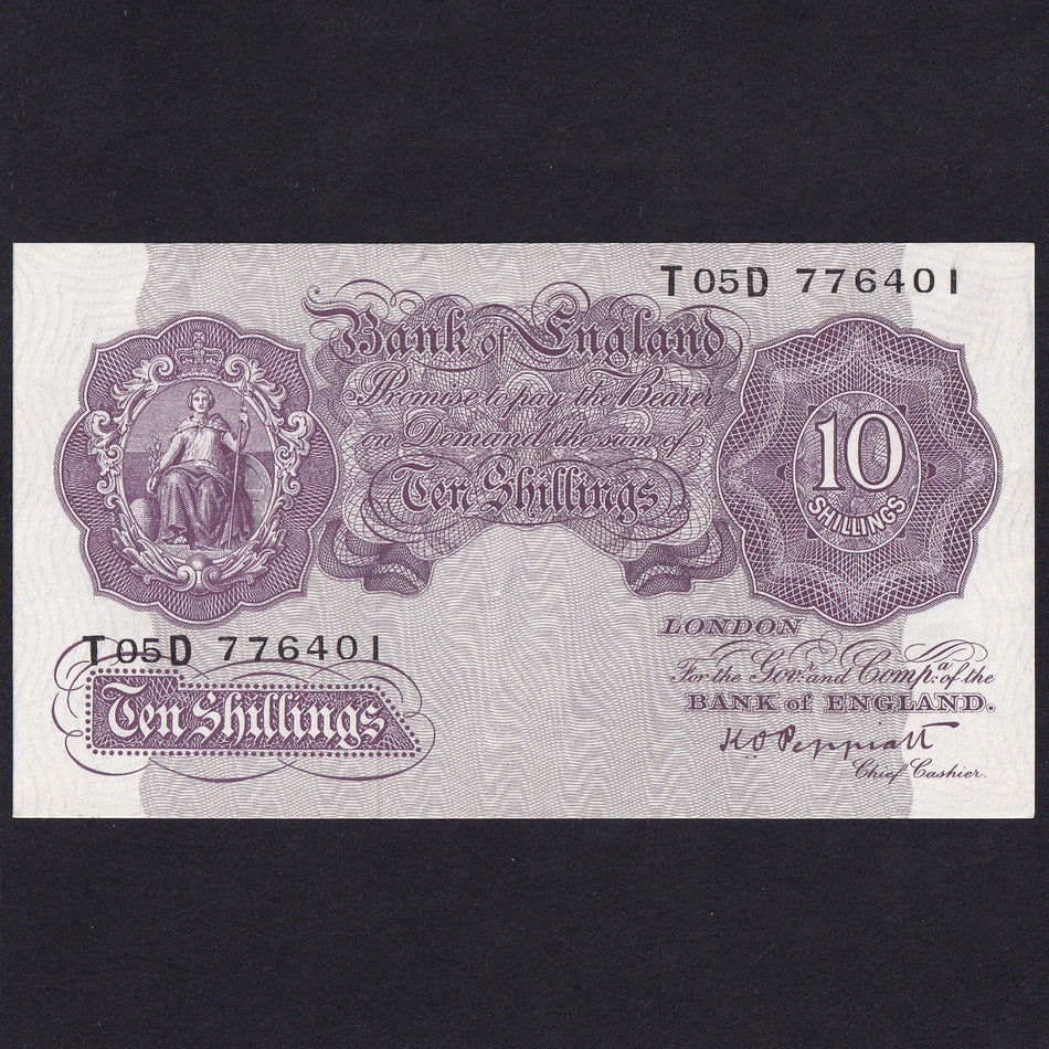 Bank of England (B252) Peppiatt, 10 Shillings replacement, T05D 776401, A/EF