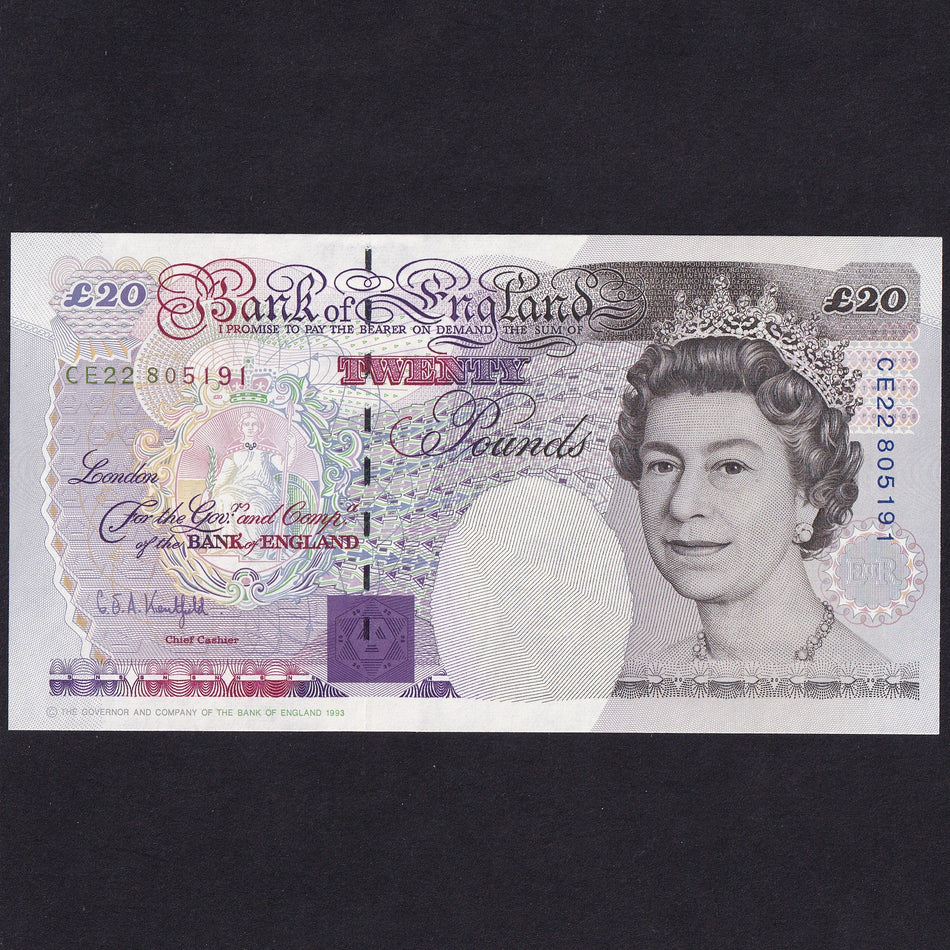 Bank of England (B375) Kentfield, £20, CE22, UNC
