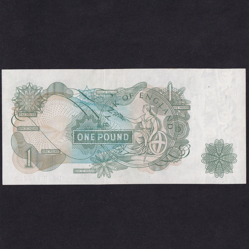 Bank of England (B307) Fforde, £1, U01E 114627, first million, A/UNC