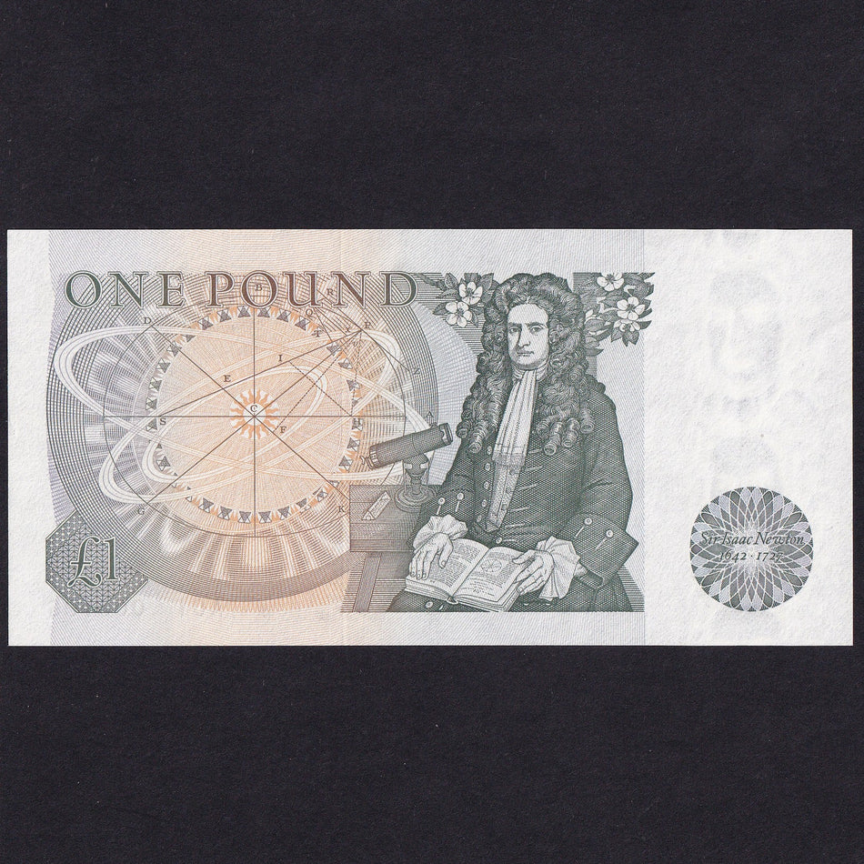 Bank of England (B337) Page, £1, A01 000135, first million, UNC