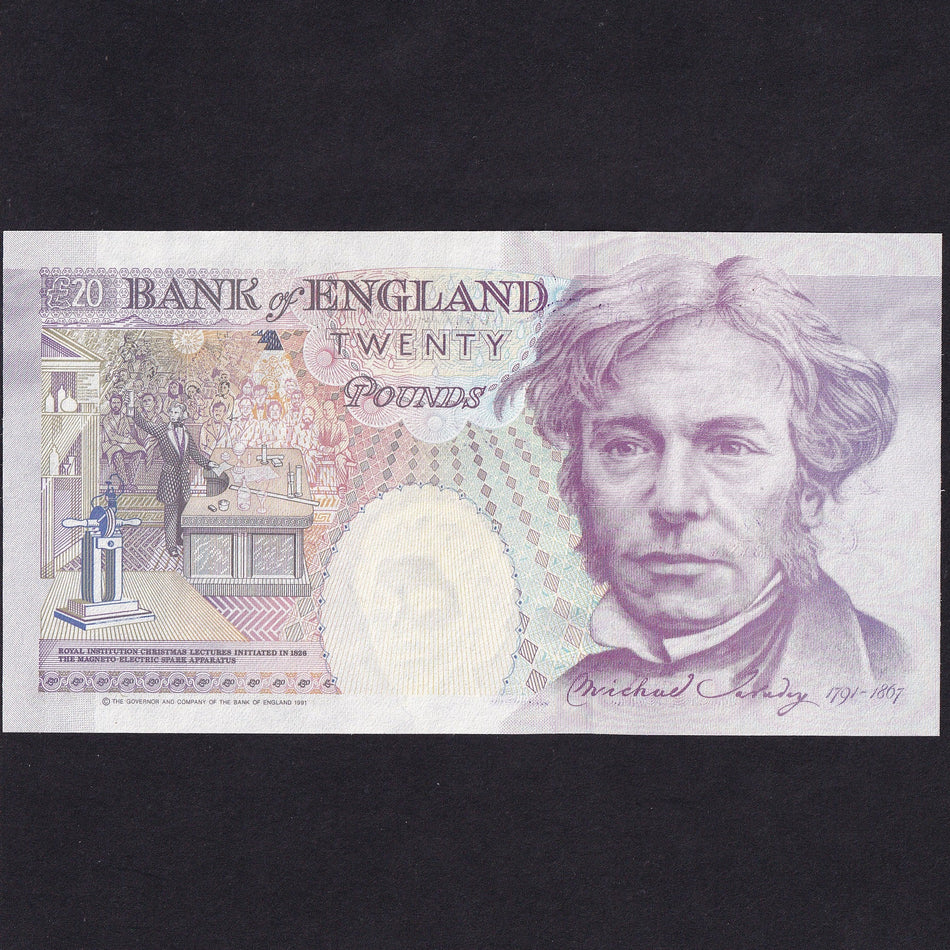 Bank of England (B358) Gill, £20, A01 001322, first million, UNC