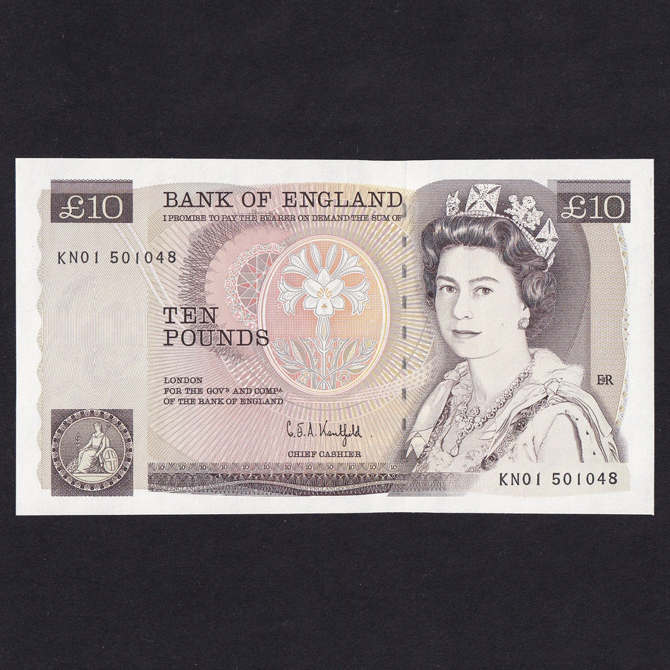 Bank of England (B360) Kentfield, £10, KN01 501048, first million, UNC