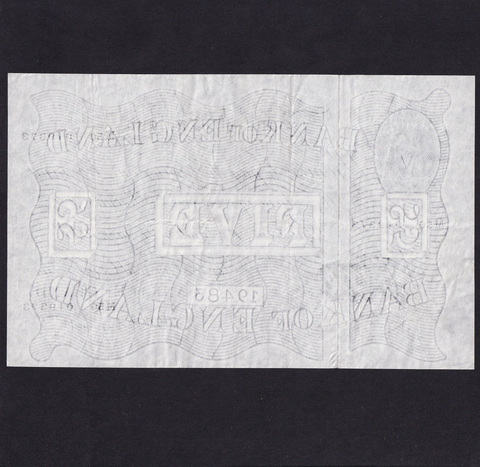 Bank of England (B264) Peppiatt, £5, 21 June 1947, M50 019373, Fine/VF