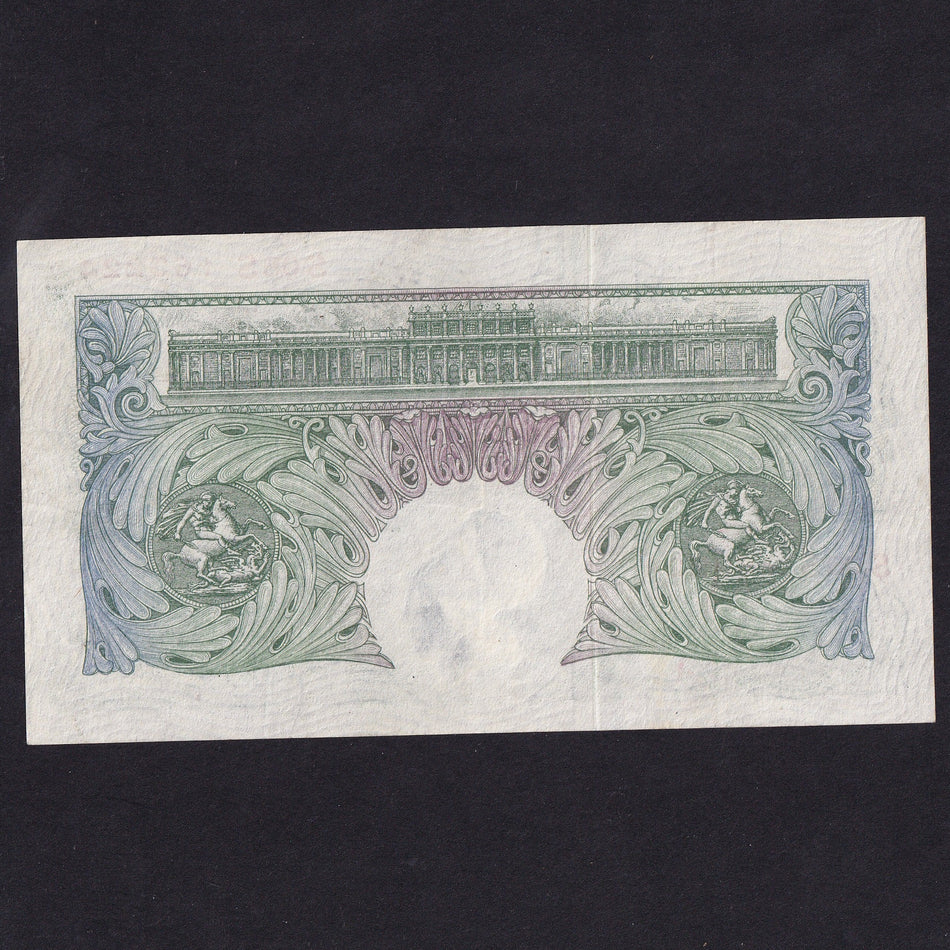 Bank of England (B261) Peppiatt, £1 replacement, S08S, pressed but still Good VF