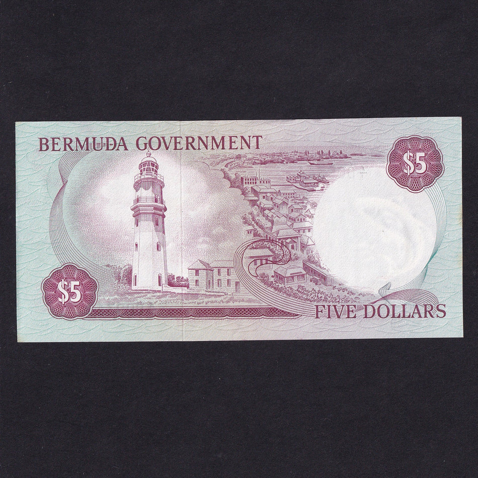 Bermuda (P24a) $5, 6th February 1970, Bermuda Government, A/1 000344, UNC
