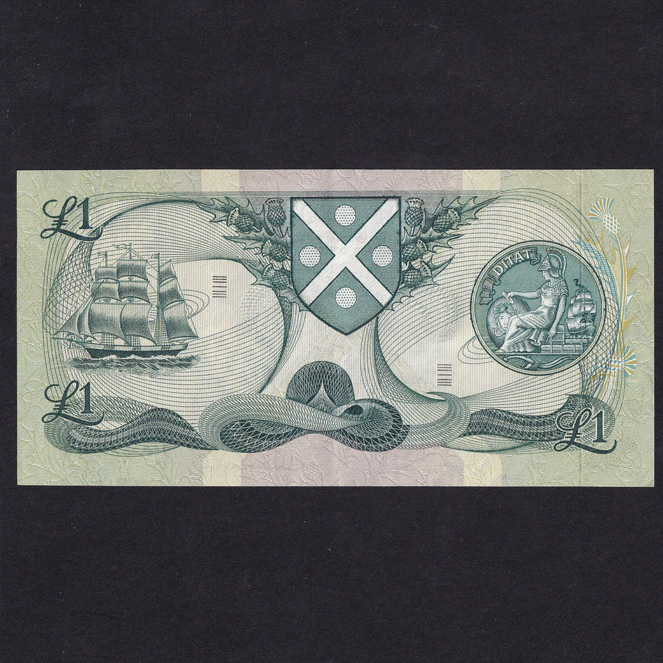 Scotland (P111a) Bank of Scotland, £1, 10th August 1970, Polwarth/ Walker, first date, BA113a, EF