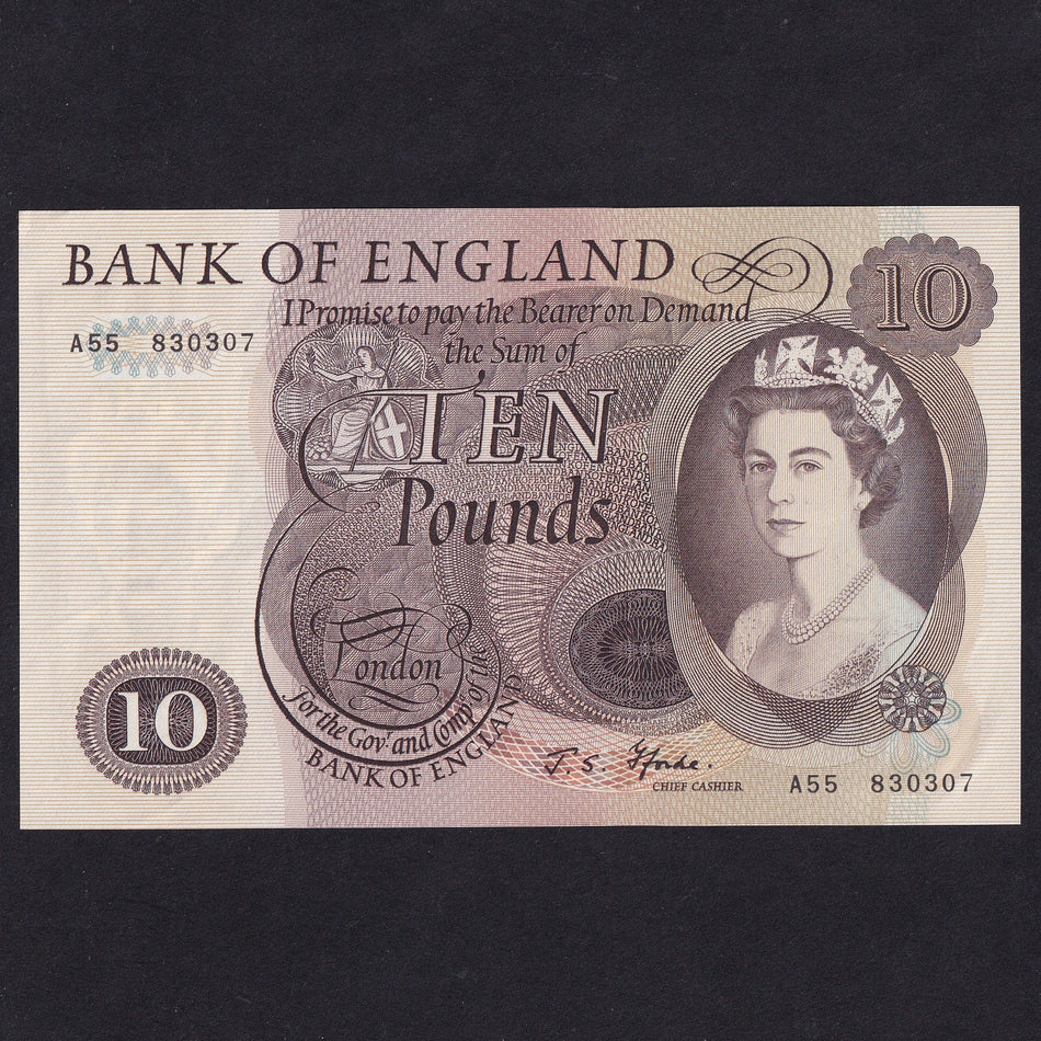 Bank of England (B316) Fforde, £10, A55, Good EF