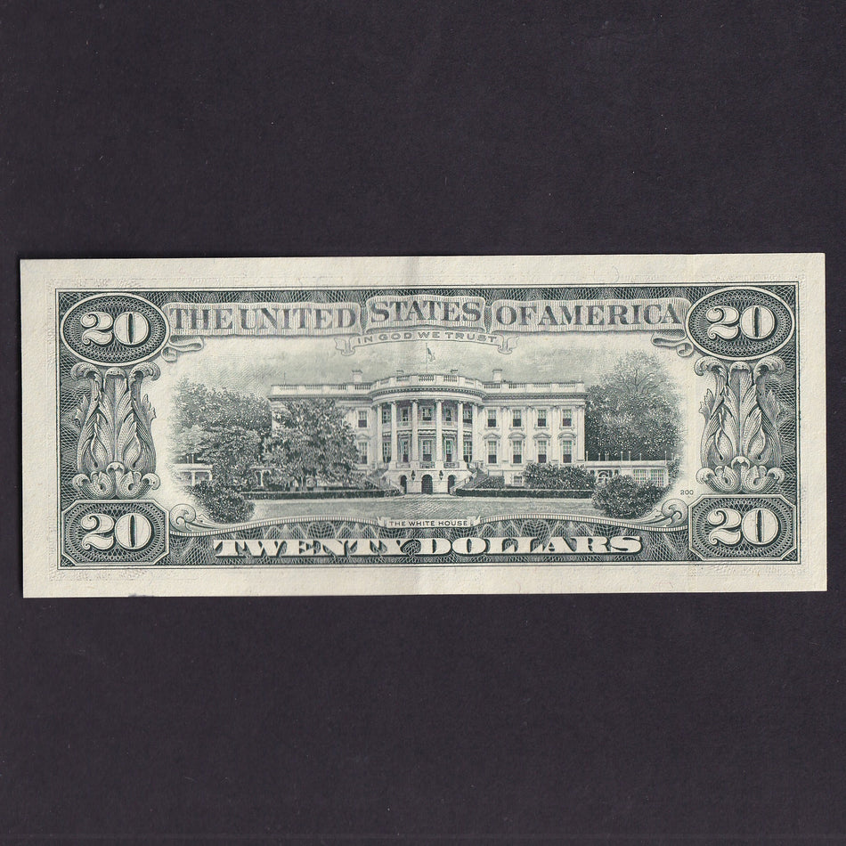 USA (P487) $20, 1990, Jackson, ink mark, Good VF