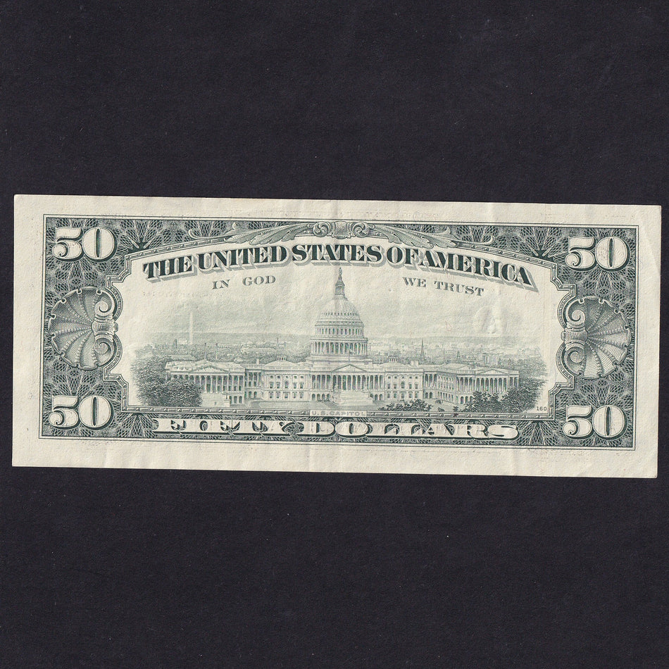 USA (P488) $50, 1990, Grant, Good VF