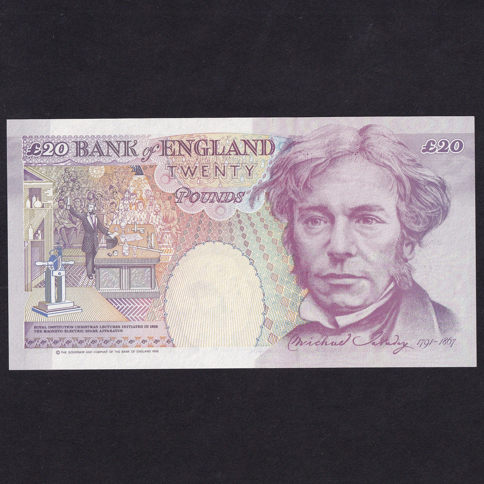 Bank of England (B384/ C147) Lowther, £20, low number and first million, DA01 000505, UNC