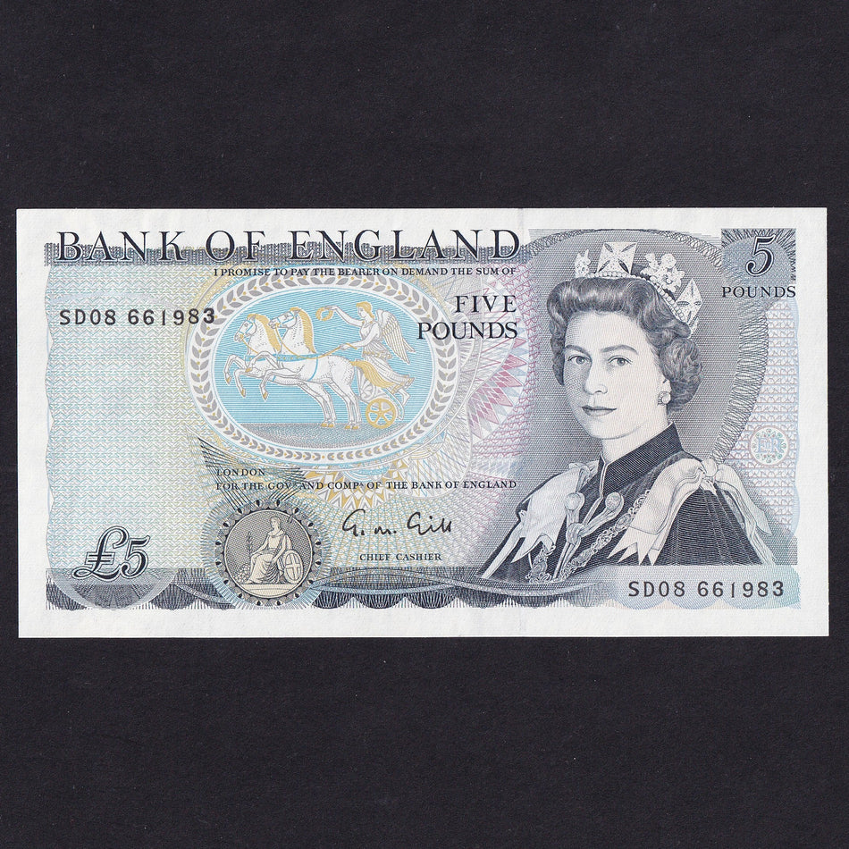 Bank of England (B353) Gill, £5, SD08, UNC