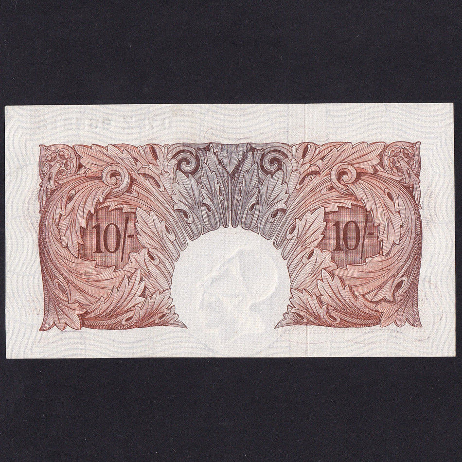 Bank of England (B266) Beale, 10 Shillings, last series, D75Z, Good EF