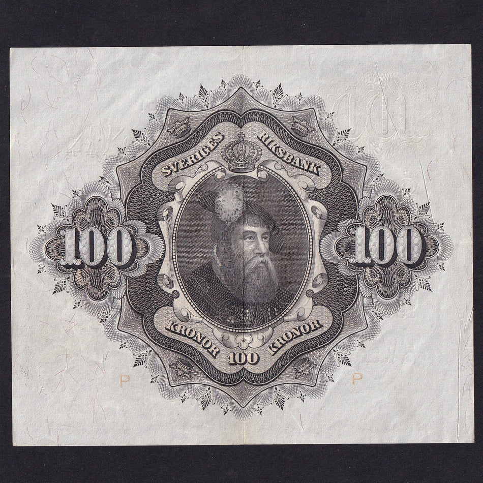Sweden (P36ag) 100 Kronor, 1951, S,051143, Good VF