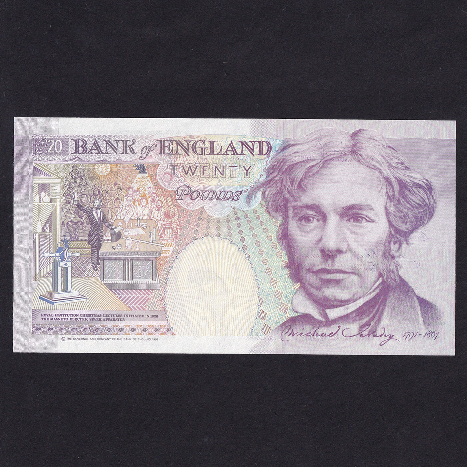 Bank of England (B358/C116) Gill, £20, A01 003173, first million and low serial, UNC