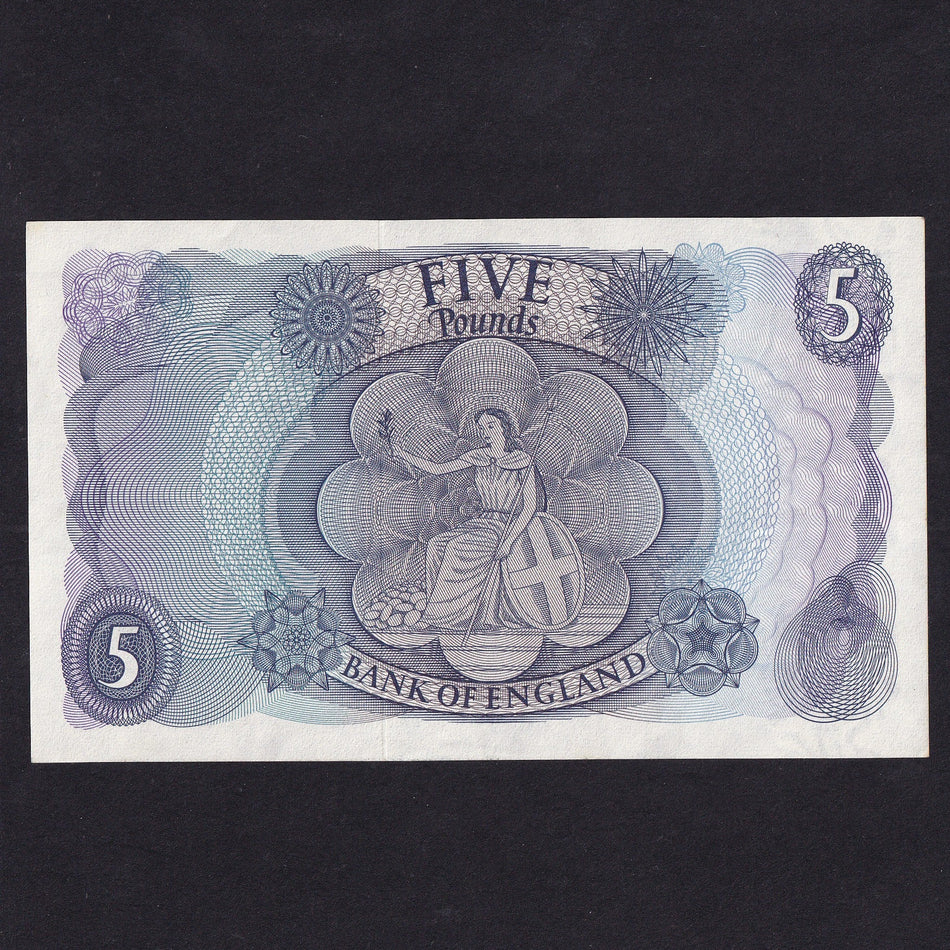 Bank of England (B312) Fforde, £5, R20 717205, Good EF