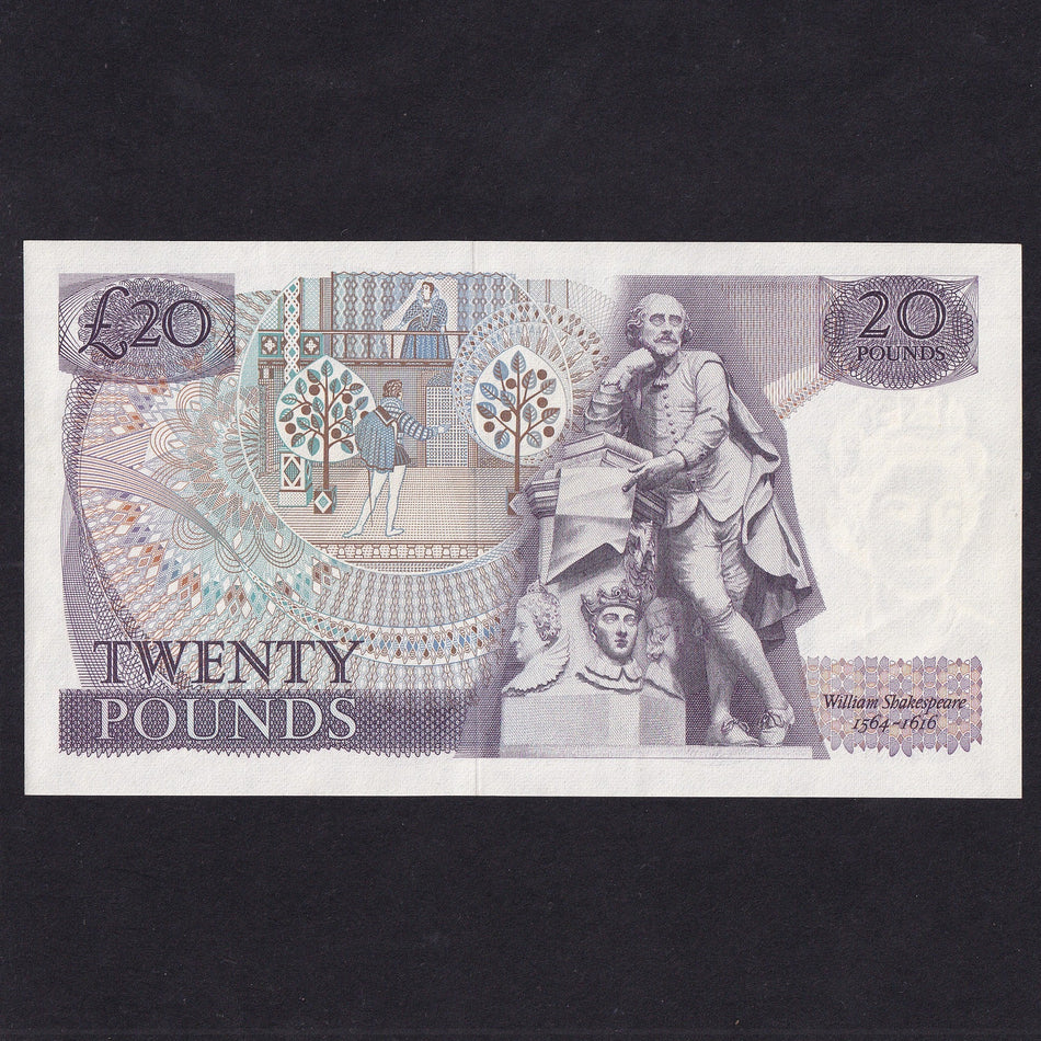 Bank of England (B318) Fforde, £20, first million and superb low serial, A01 000132, A/UNC