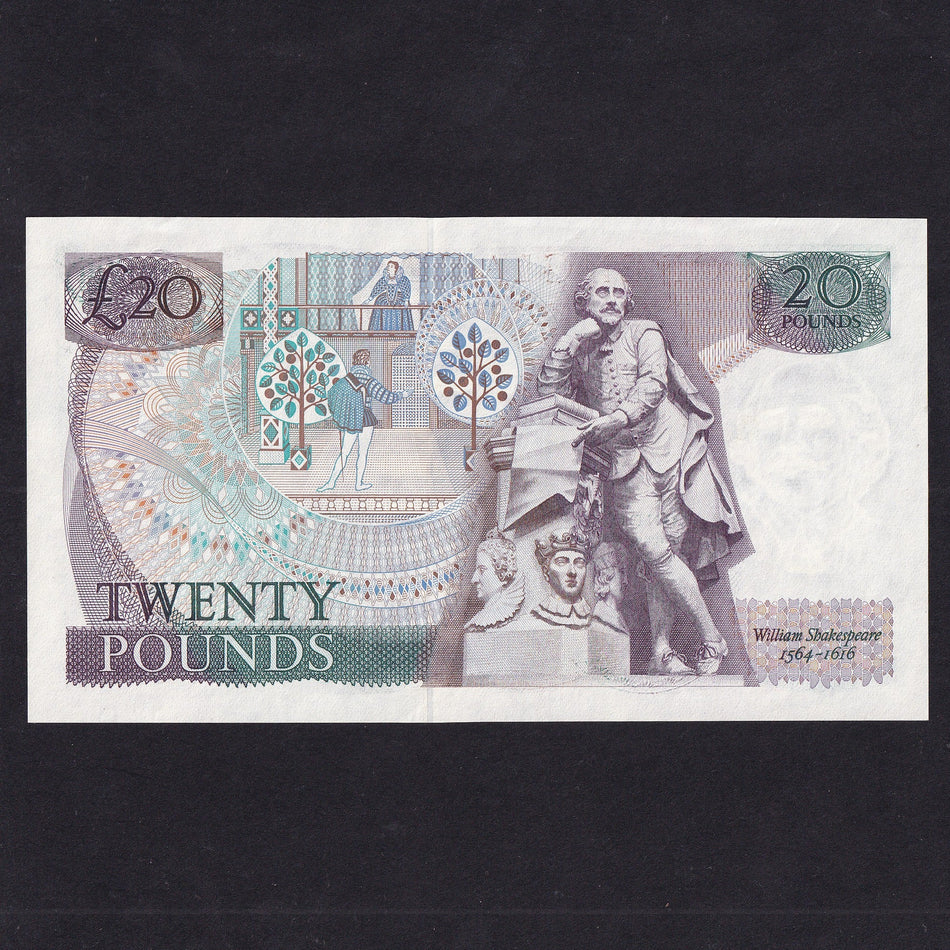 Bank of England (B351) Somerset, £20, first million and low serial, 01A 00621, A/UNC