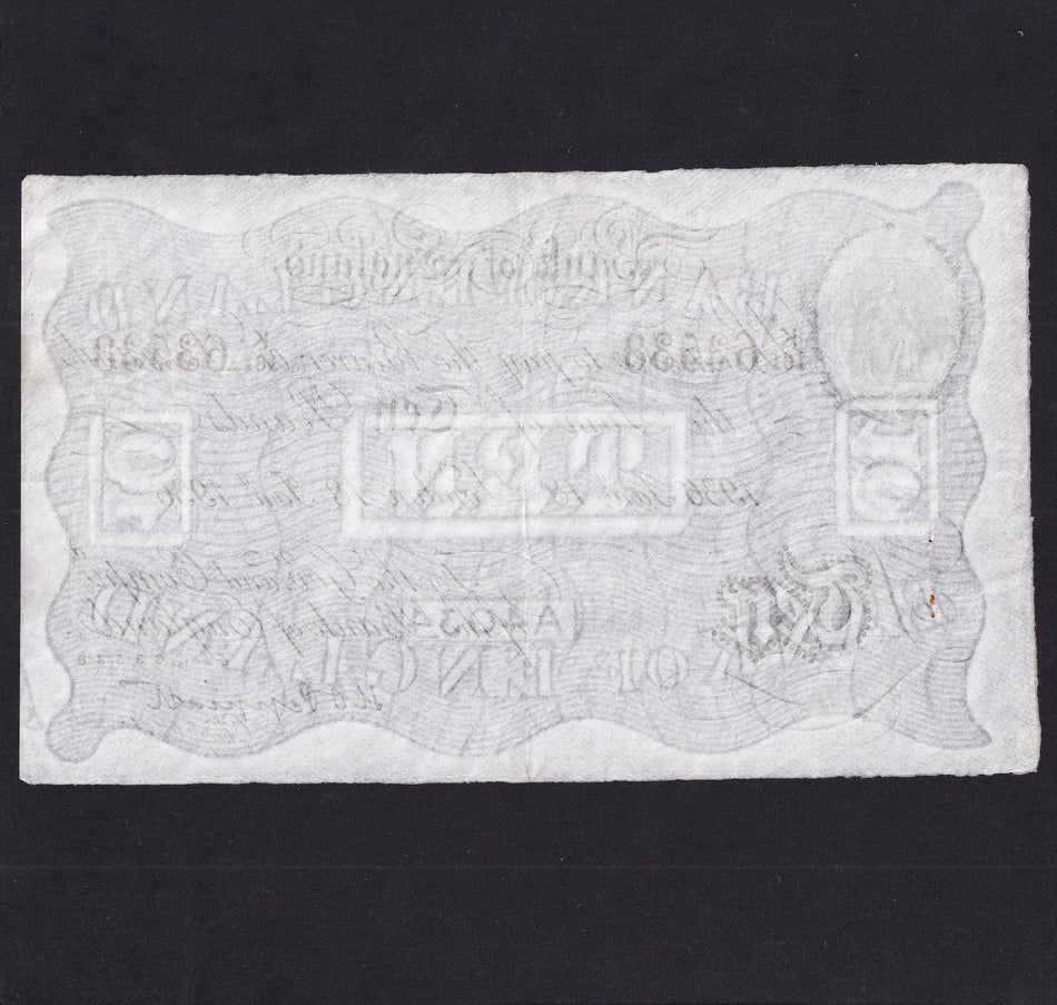 Bank of England (B242) Peppiatt, £10, 18 January 1936, K161 63538, VF