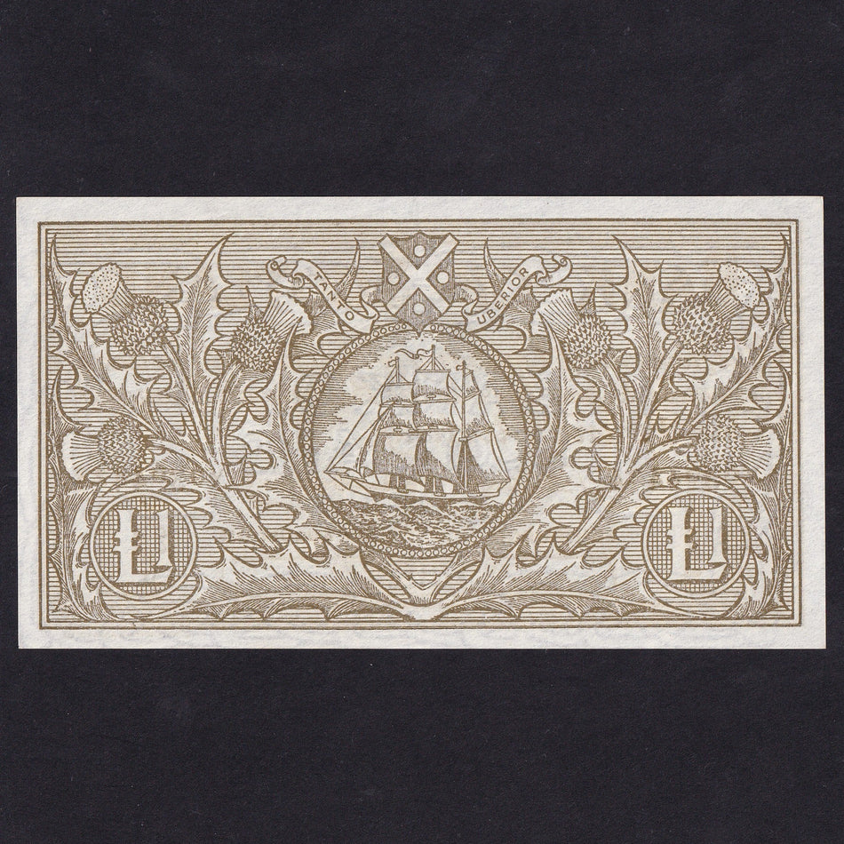 Scotland (P100c) Bank of Scotland, £1, 28th August 1958, Bilsland/ Watson, Y0364423, BA99c, Good EF