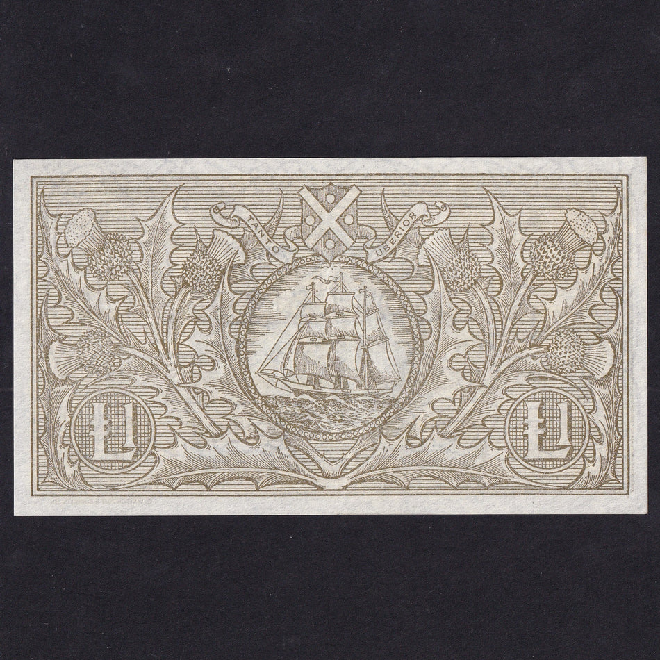 Scotland (P100c) Bank of Scotland, £1, 4th October 1957, Bilsland/ Watson, S0099552, BA99c, Good EF