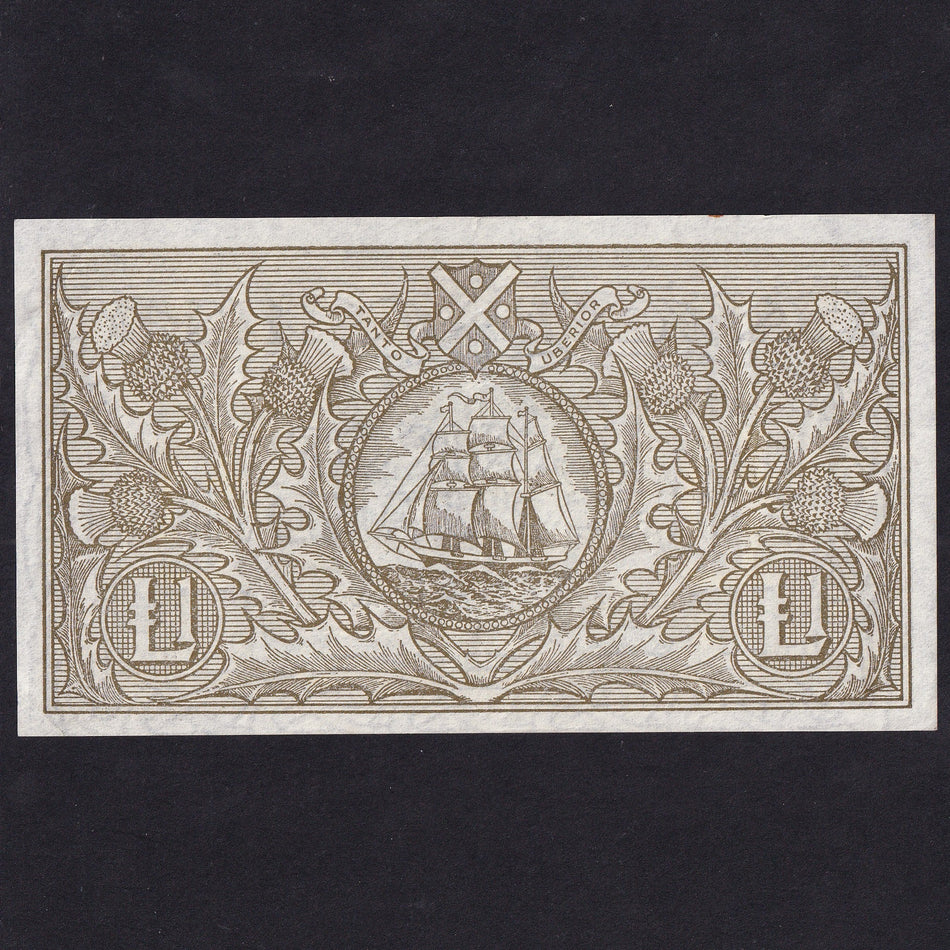 Scotland (P100c) Bank of Scotland, £1, 25th August 1958, Bilsland/Watson, V0878392, BA99c, Good EF