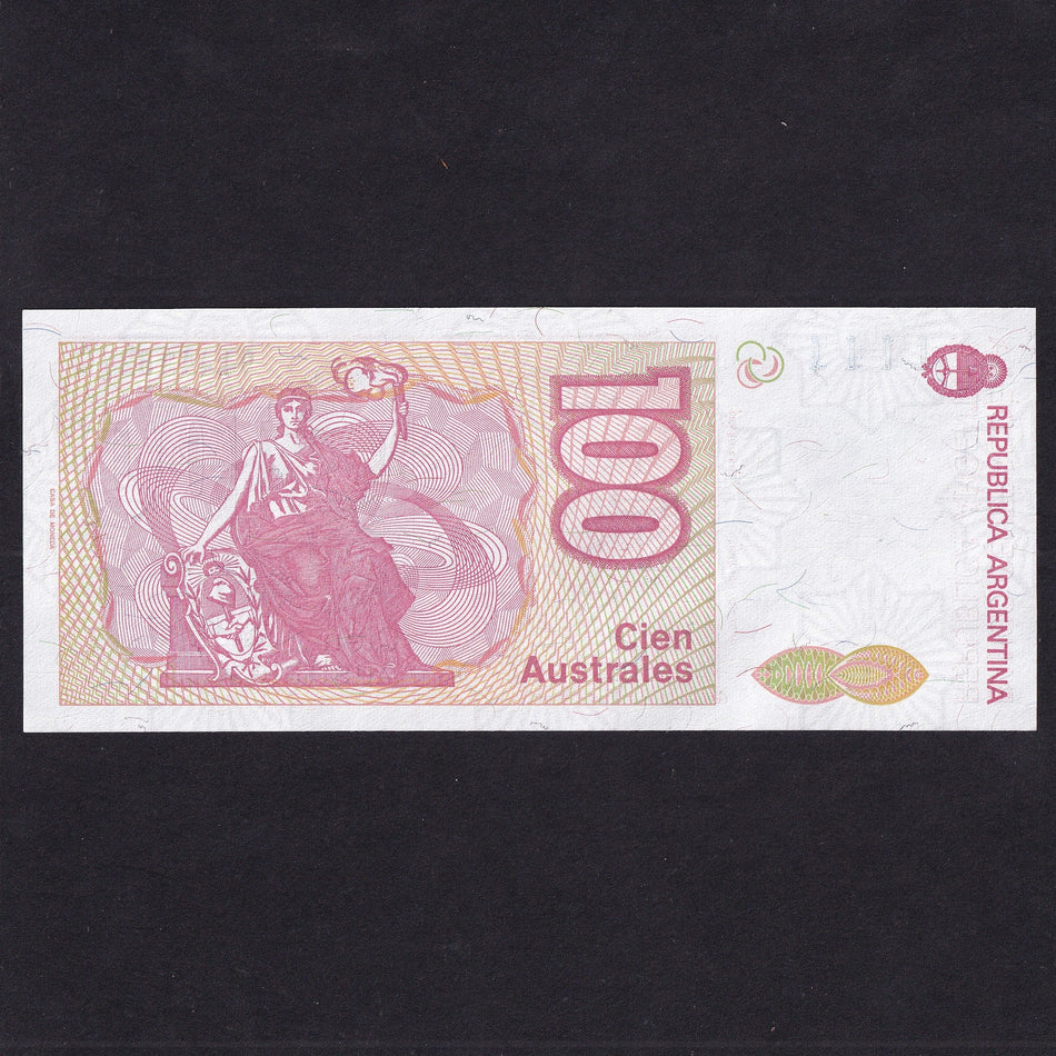 Argentina (P328c) 100 Australes, 1990, series C, UNC