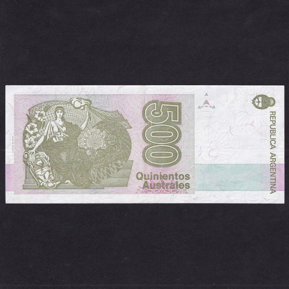 Argentina (P329b) 500 Australes, 1990, series A, UNC