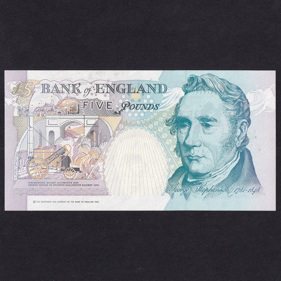 Bank of England (B380) Lowther, £5, EA01 000927, from circulation, UNC