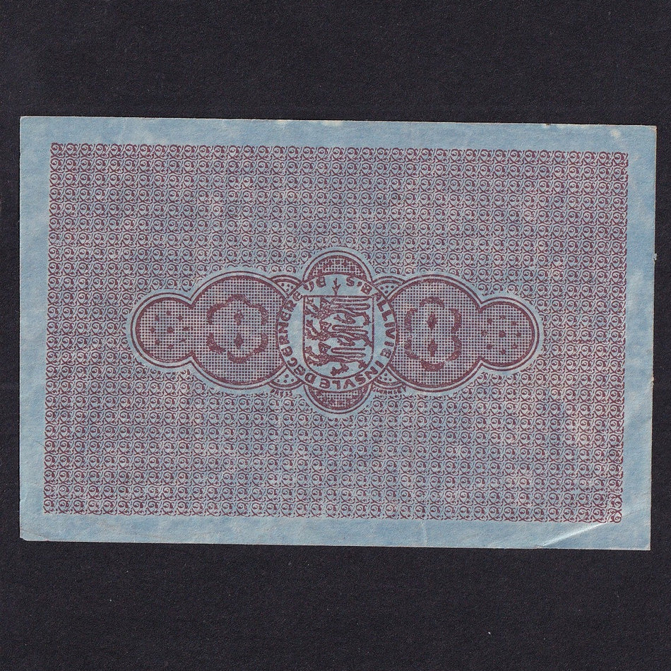 Guernsey (P24) 6d, 1st January 1942, WW2, No.S1601, French blue paper, VF