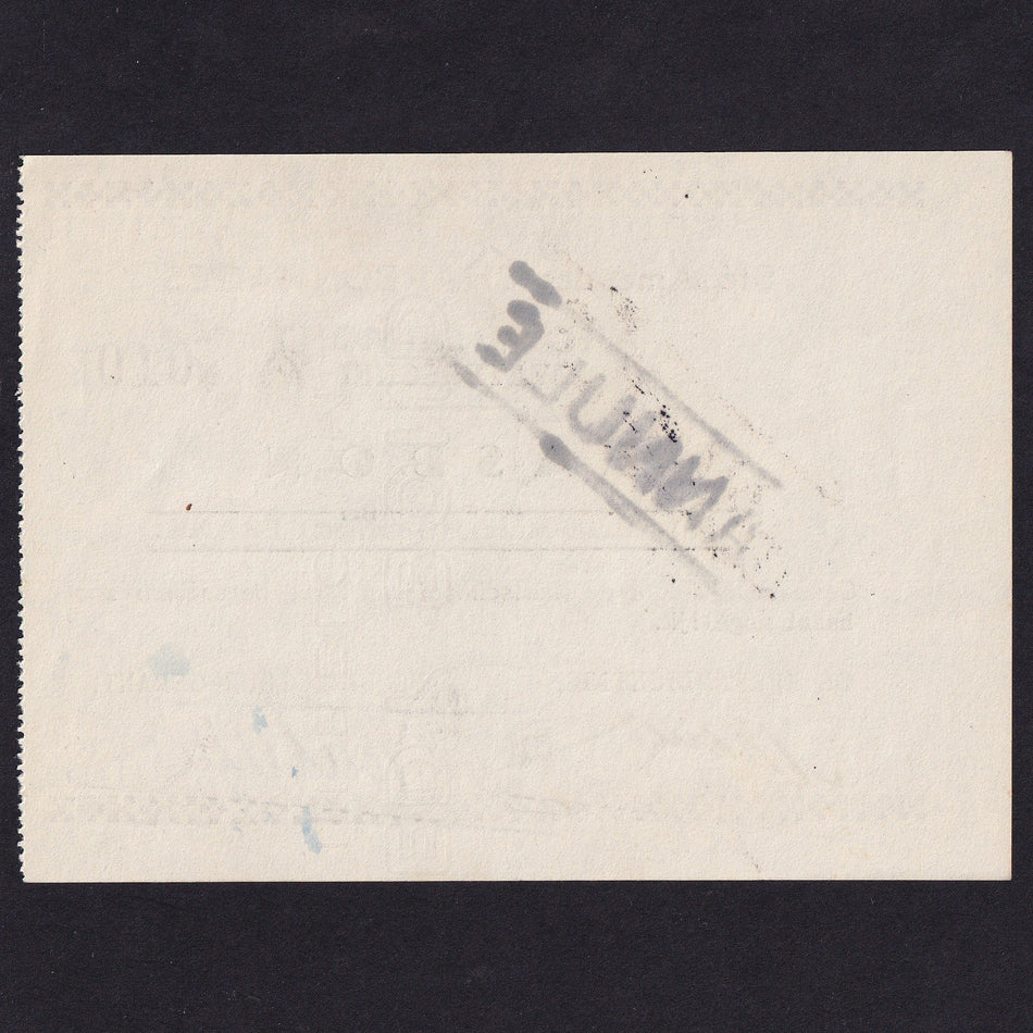 Belgian Coal Mining Co 500 Francs emergency WW2 issue, ND (1940), No 0107, SB 1513, EF