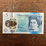 Bank of England (B414) £5, Churchill, AK27, UNC