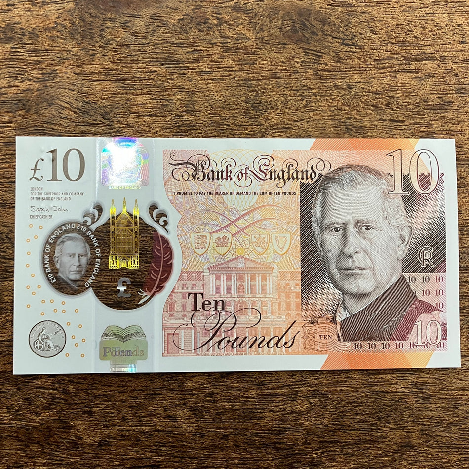 Bank of England (B420) John, £10, HB01 000062, first million and low serial, UNC