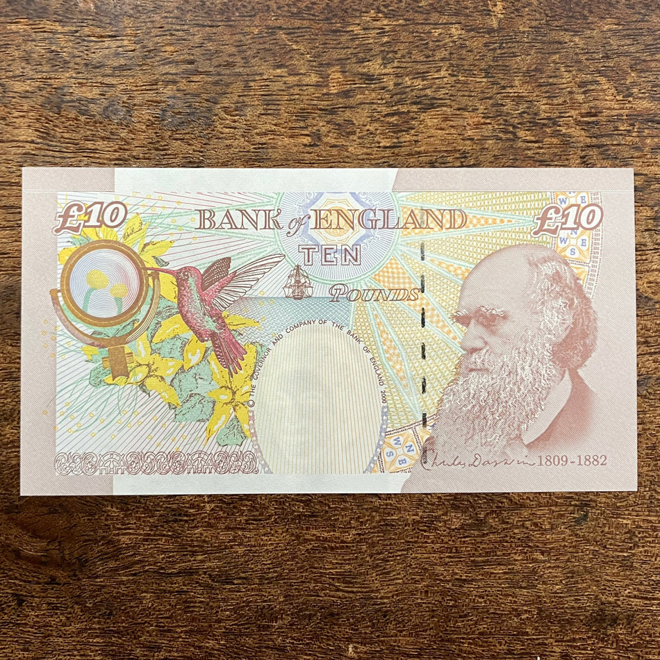 Bank of England (B411) Cleland, £10, first million & low serial, LH01 000026, UNC