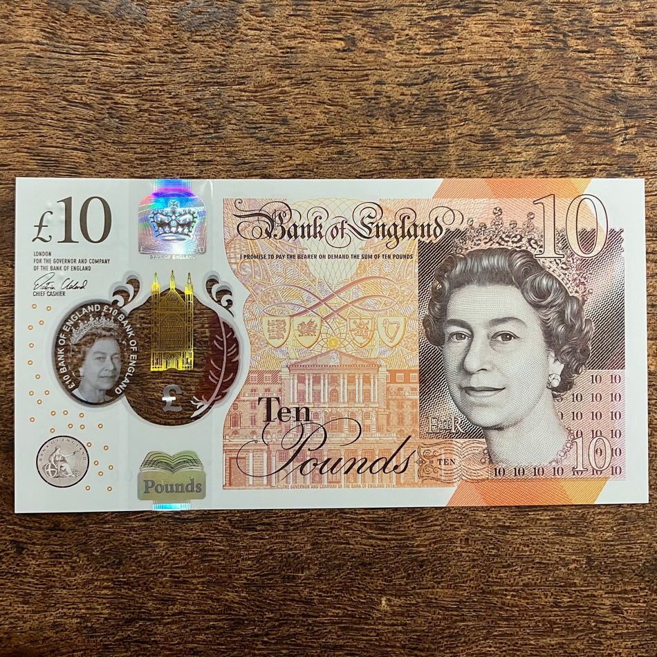 Bank of England (B415) Cleland, £10, first million & low serial, AA01 000046, UNC