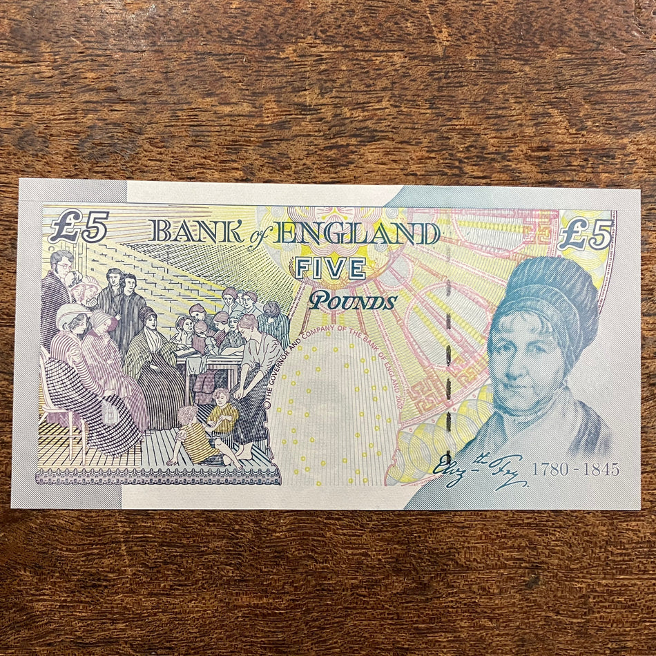 Bank of England (B394) Bailey, £5 replacement, LL65, UNC