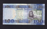 South Sudan (P15b) 100 Sudanese Pounds, 2016, UNC
