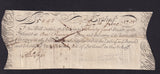 England, £25 exchequer bill, 7th June 1701, Queen Ann, no. 5442, signed by Halifax (Lord Montague), different halves rejoined, Poor