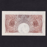 Bank of England (B265) Beale, 10 Shillings error, missing serial 93E 755839, also first series, only 8 million notes of prefix E, corner crease, otherwise UNC