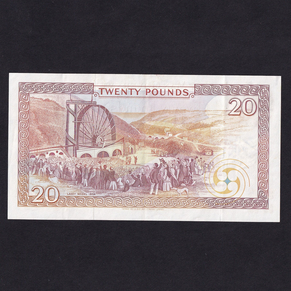 Isle of Man (P43a) £20, QEII, Dawson, 260580, VF