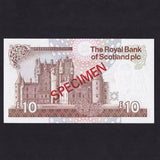 Scotland (P348) £10 specimen, 28th March 1987, The Royal Bank of Scotland, A/1 000000, UNC