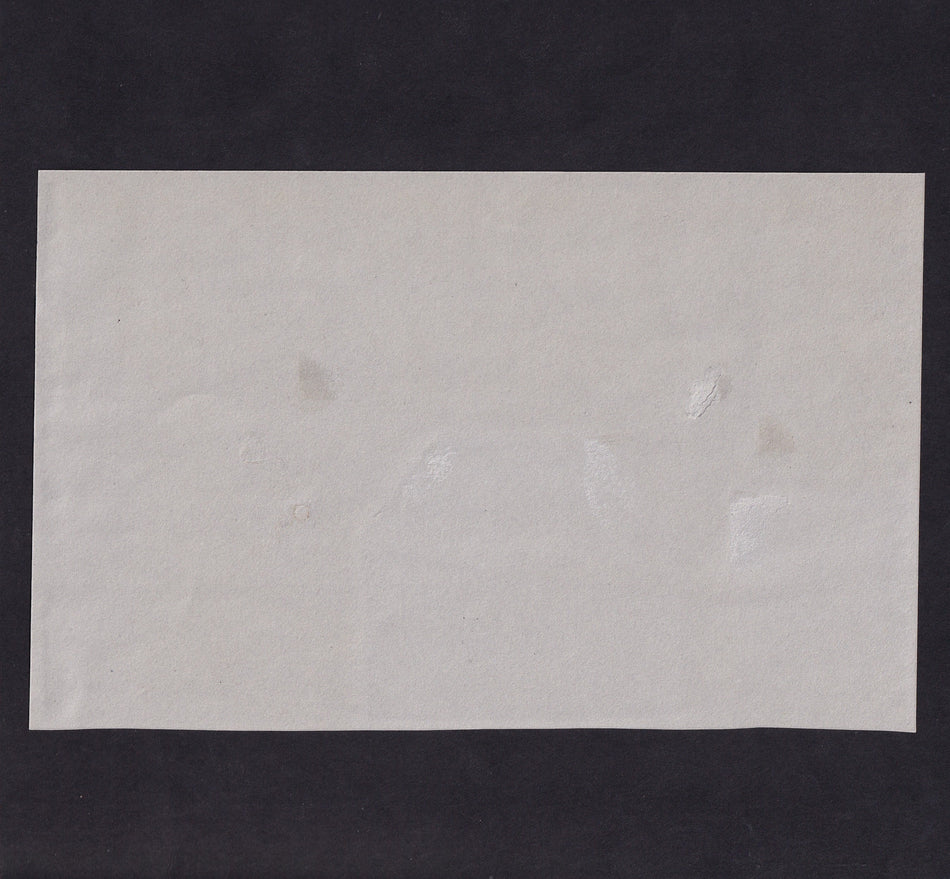 Bank Restriction Note, anti-hanging, 1819, designed by George Cruickshank, Outing 4040a, stuck to paper, EF