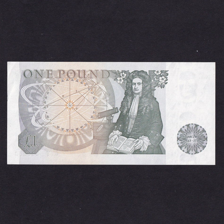 Bank of England (B339a) Page, £1 experimental issue, 81Y 330206, slight corner dink, otherwise UNC