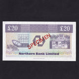 Northern Ireland (P195s) Northern Bank Limited, £20 specimen, 24th August 1990, C000000, UNC