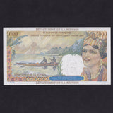 Reunion (P55b) 20 Nouveaux Francs, 1971, Postel-Vinnay/ Clappier signatures, E.3 19896, gdef