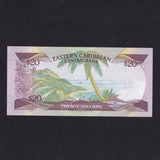 East Caribbean (P19a) $20, 1987-88, Anguilla not named on map, A527202A, UNC