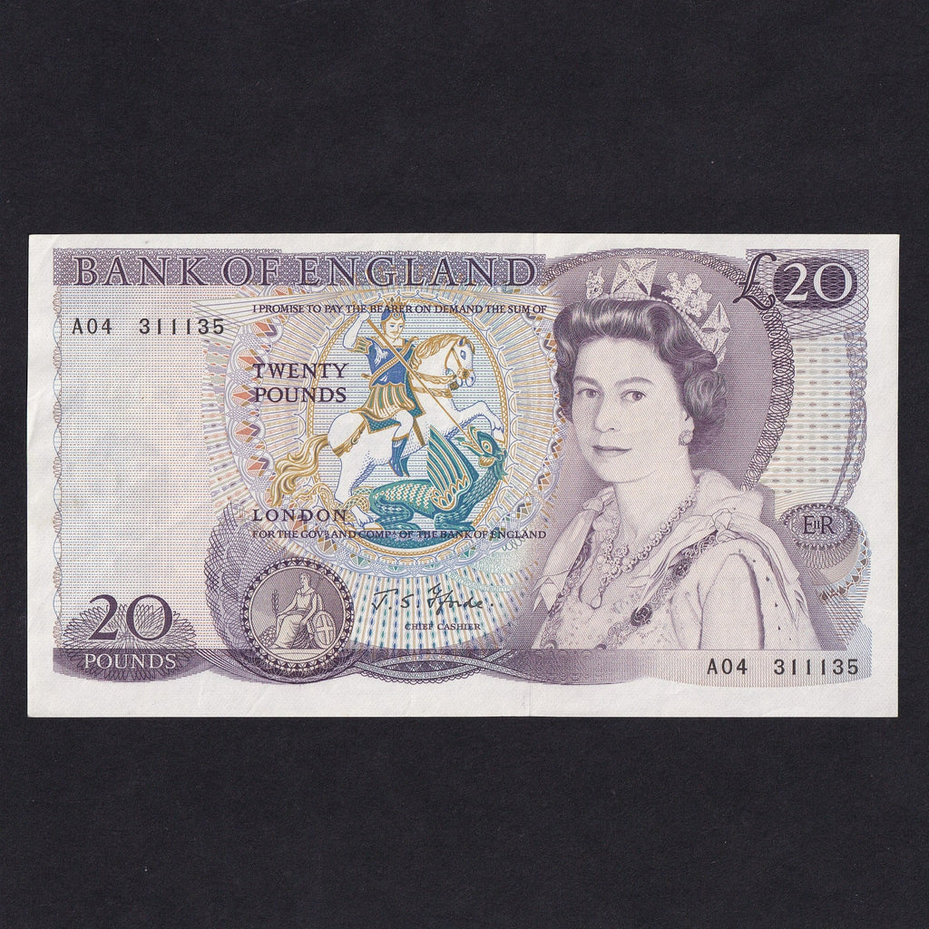 Bank of England (B318) Fforde, £20, A04 311135, Good EF
