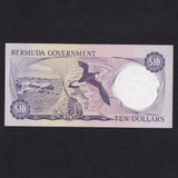 Bermuda (P25a) $10, 6th February 1970, QEII, A/1 000291, UNC